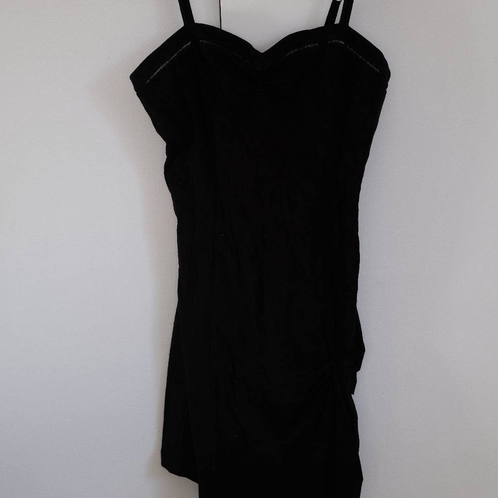 Free People Monroe slit thigh slip dress